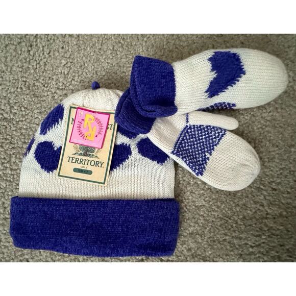 VTG Northwest Territory Beanie & Glove Set Jacket Men’s SMALL/Medium 4-7 NEW - Picture 1 of 8